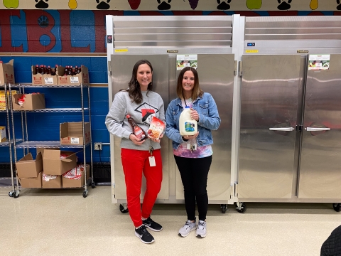 Felix's Pantry Coordinators Amy Werner and Kellie Pearson